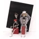 thumbnail image 2 of Decoración de esqueleto de Halloween, Día de los muertos mexicano, payaso, bruja, esqueleto pirata, decoración de casa embrujada, accesorios de fantasmas para fiesta, 2 of 5