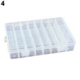 thumbnail image 5 of Detachable 24 Compartment Plastic Storage Box Container Jewelry Tool Case Pink Hard Plastic, 5 of 7