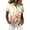 Beige, variant on Minjewel Women's Casual Button Down Short Sleeve Shirt with Pocket Summer Blouse Lightweight Work Office Tops Soft Basic,Dark Green,2XL