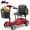 Red-20Miles, variant on FLYCITY Lightweight Mobility Scooter for Seniors, Foldable Portable Motorized Scooters with Removable Lithium Battery for 20 Miles Travel, 330lb Capacity, Red