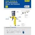 thumbnail image 2 of Mini Pistola De Gravedad P Retoques 50psi Vaso 150ml Surtek SURTEK PPG4, 2 of 3