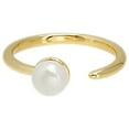 thumbnail image 1 of Moda Anillo Regalo Perla Goteo Esmalte Anillo Abierto Femenino Senior Dedo Índice Anillo Ajustable Tamaño Anillo Daily Wear, 1 of 2