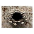 thumbnail image 2 of Tiptophomedecor Peel and Stick 3D Illusion Wallpaper Wall Mural - Entrance Brick Wall - Removable Wall Decals, 2 of 3