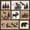 Brown 01, variant on Manfei Jungle Wildlife 7-Piece Twin Bedding,Mountain Pine Bedding Comforter Set,Brown,Black Reversible