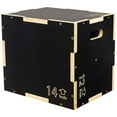 thumbnail image 1 of Open Box Fitvids 16" x 14" x 12" Wooden Plyometric Box Non-Slip Jump Platform, 1 of 5