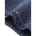 thumbnail image 5 of DARING DIVA Women's Mid Rise Waist Denim Bermuda Shorts with Pockets XS Blue, 5 of 6