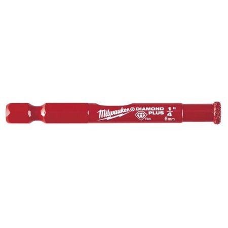 UPC: 0045242223749 | Milwaukee 1/4 In. x 2-1/8 In. Diamond Glass & Tile Drill Bit
