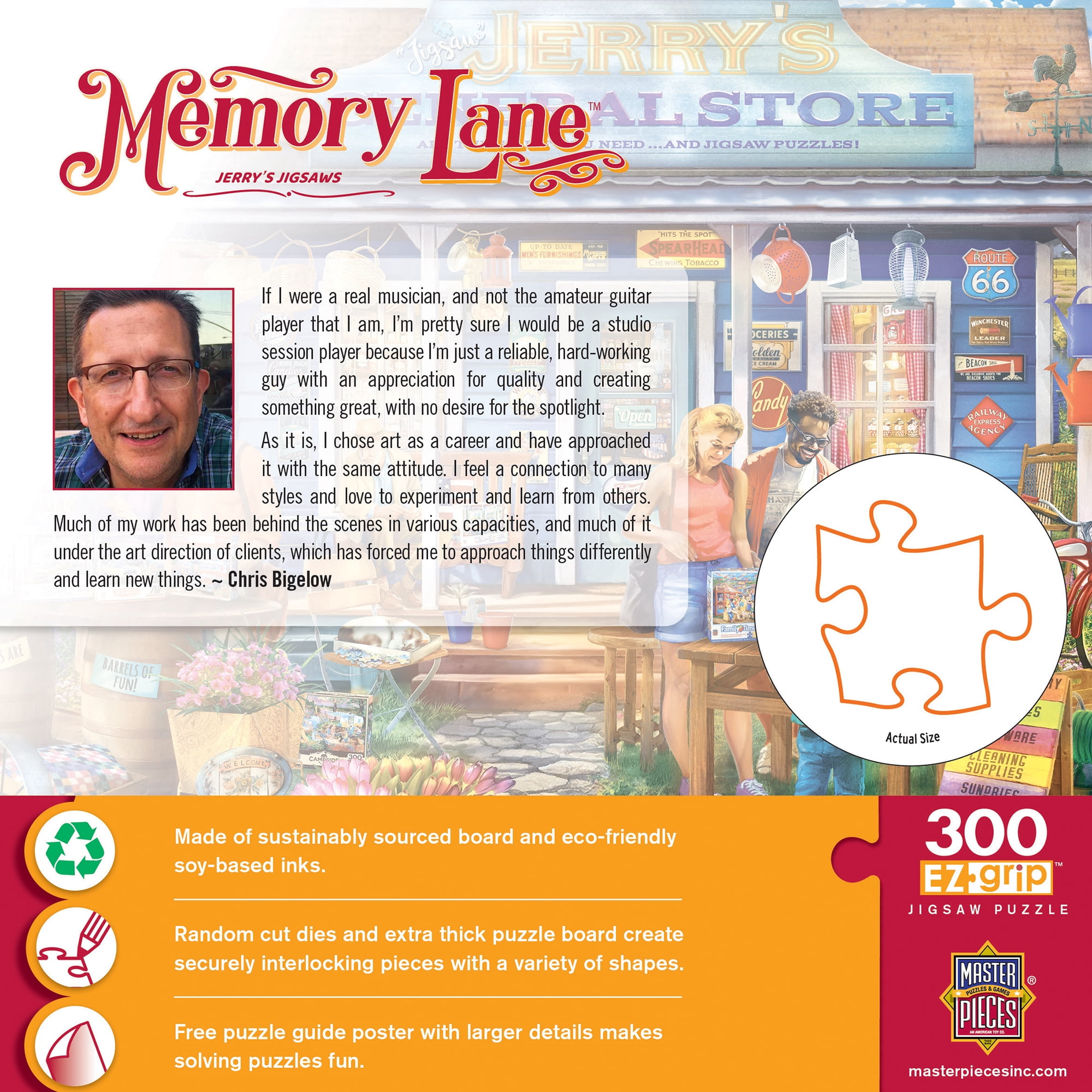Memory Lane - Jerry's Jigsaws 300 Piece EZ Grip Puzzle