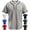 Grey, variant on Exxact Sports Blank Baseball Jersey Men, 2-Button Plain Baseball Jersey, Sports Uniforms Women Softball Jersey Men - (Royal Blue, AS)