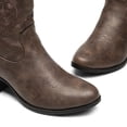thumbnail image 4 of Botas vaqueras bordadas estilo western para mujer DREAM PAIRS, 4 of 7
