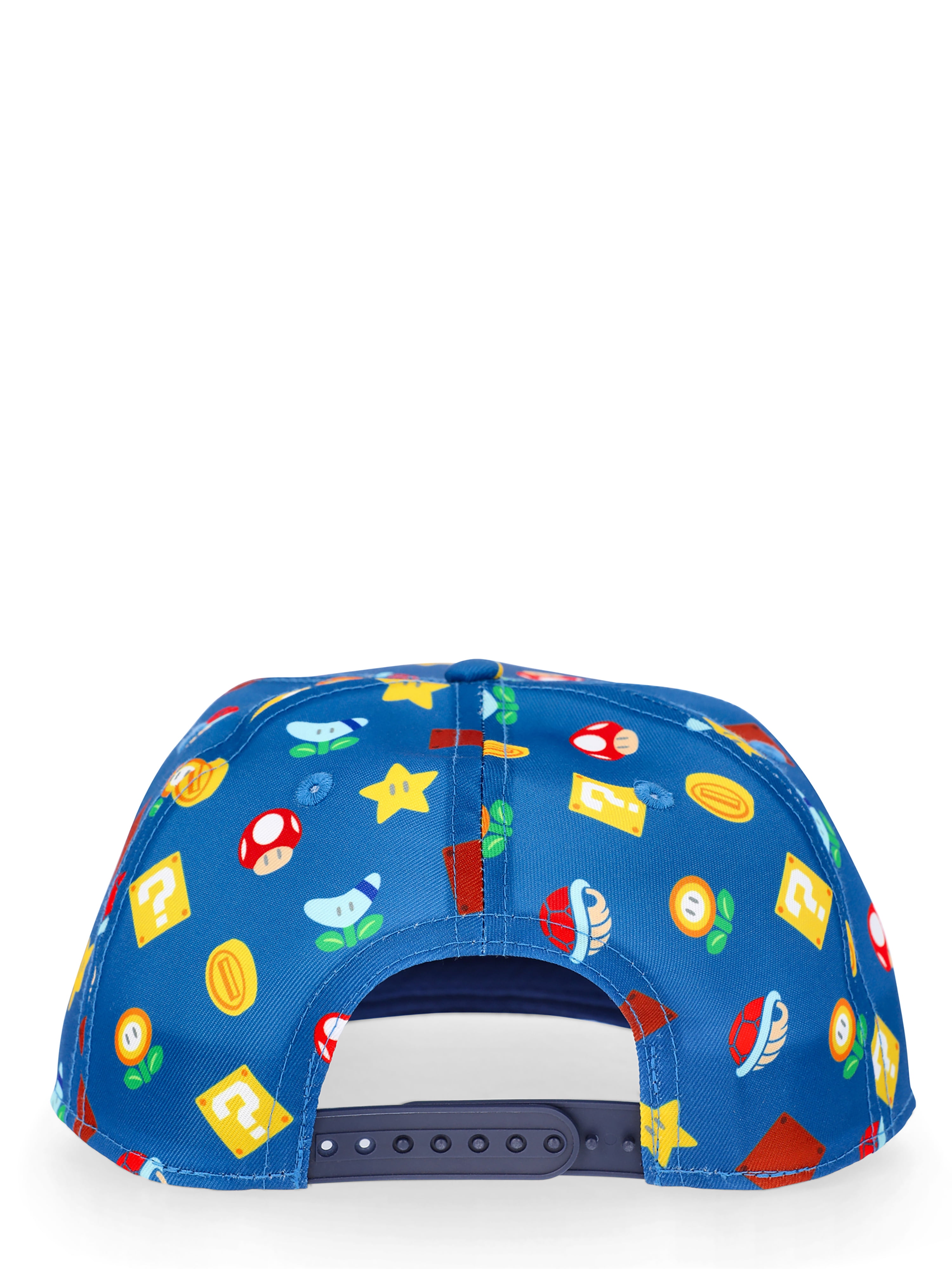 Super Mario Boys Snapback Baseball Hat, One Size Fits Most