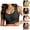 Black, variant on Minimizer Bras for Women Full Coverage Anti Sagging Side Support Seamless Racerback Push Up Bralette Everyday Bra