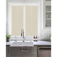 thumbnail image 2 of Window Privacy Film, Ivory White UV Sun Blocking Window Tint Film Heat Control One Way Blackout Window Film, Pure Swan White Solid Color Simple Minimalism Art Non Adhesive Static Cling 17.7x39.3 In, 2 of 7