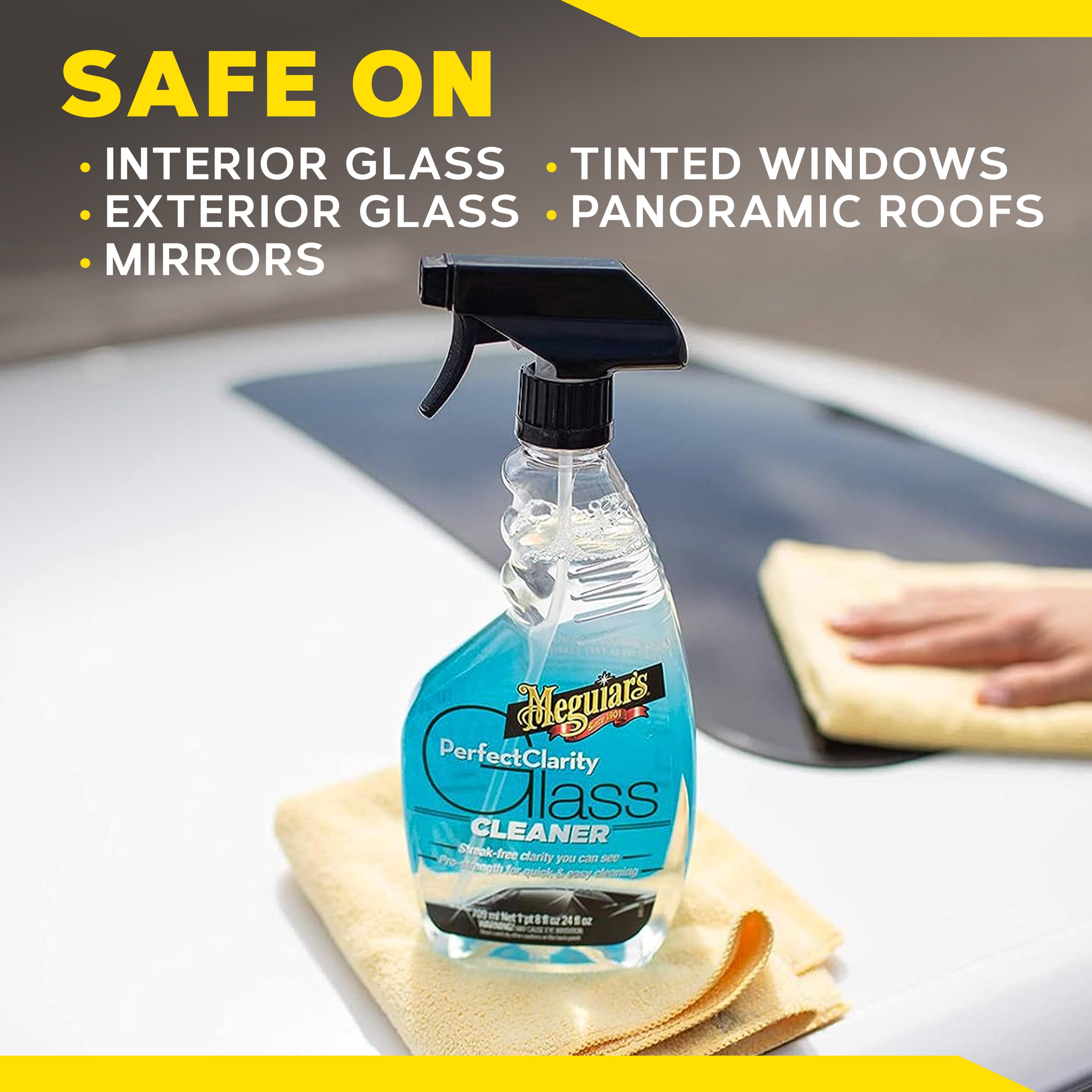 Meguiar's Perfect Clarity Glass Cleaner, Streak Free, Pro Strength, 24 Oz.