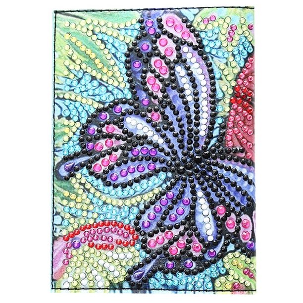 Estuche para Tarjetas Con Diamantes Imitación Manualidades Forma Especial Mariposa Principiantes