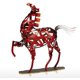 thumbnail image 1 of Escultura de caballo de tejido de metal Decoración moderna Artesanía de muebles para el hogar JAMW Sencillez, 1 of 5