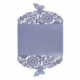 thumbnail image 4 of 20Pcs/Set Delicate Carved Butterflies Romantic Wedding Party Invitation Card Envelope Invitations for Wedding:Purple & Silver Charcoal, 4 of 8