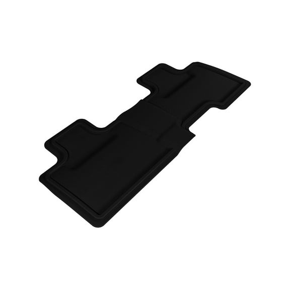 3D MAXpider 2007-2014 Ford Edge Kagu 2nd Row Floormats - Black (L1FR02021509)