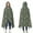 Green Highland Cow, variant on Wearable Blanket,Green Highland Cow Dinosaur Pattern Hooded Wearable Flannel Blanket for Adults & Teens,Winter Poncho Shawl Wrap Cape Cozy Anti-Pill,60"x80"