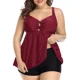 thumbnail image 1 of Traje De Baño Mujer Dos Piezas Talla Grande Dama Bañadores, 1 of 7