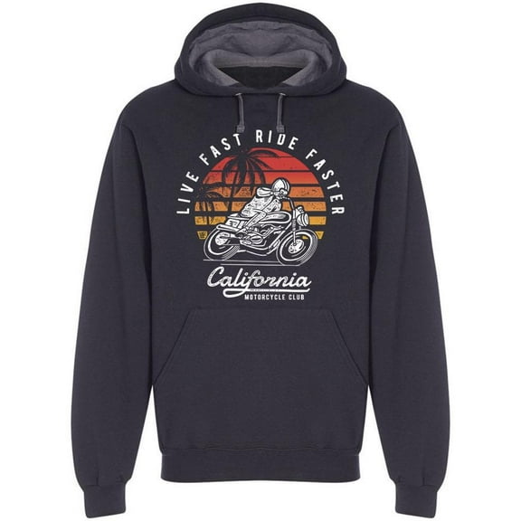 California Motorcycle Team Hoodie Men -Image by Shutterstock, Male Small