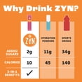 thumbnail image 6 of ZYN Electrolyte Drink Mix Hydration Packets, Strawberry Yuzu Electrolytes Powder, Hydration Packets w/Turmeric Curcumin, Vitamin C & D, Zinc, Hydrate & Recover Electrolyte Powder, Pack of 16, 6 of 8