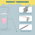 thumbnail image 6 of Baby Jumper with Stand, Baby Jumpers and Bouncers, Baby Exerciser Suitable for 6-24 Months, Pink, 6 of 8