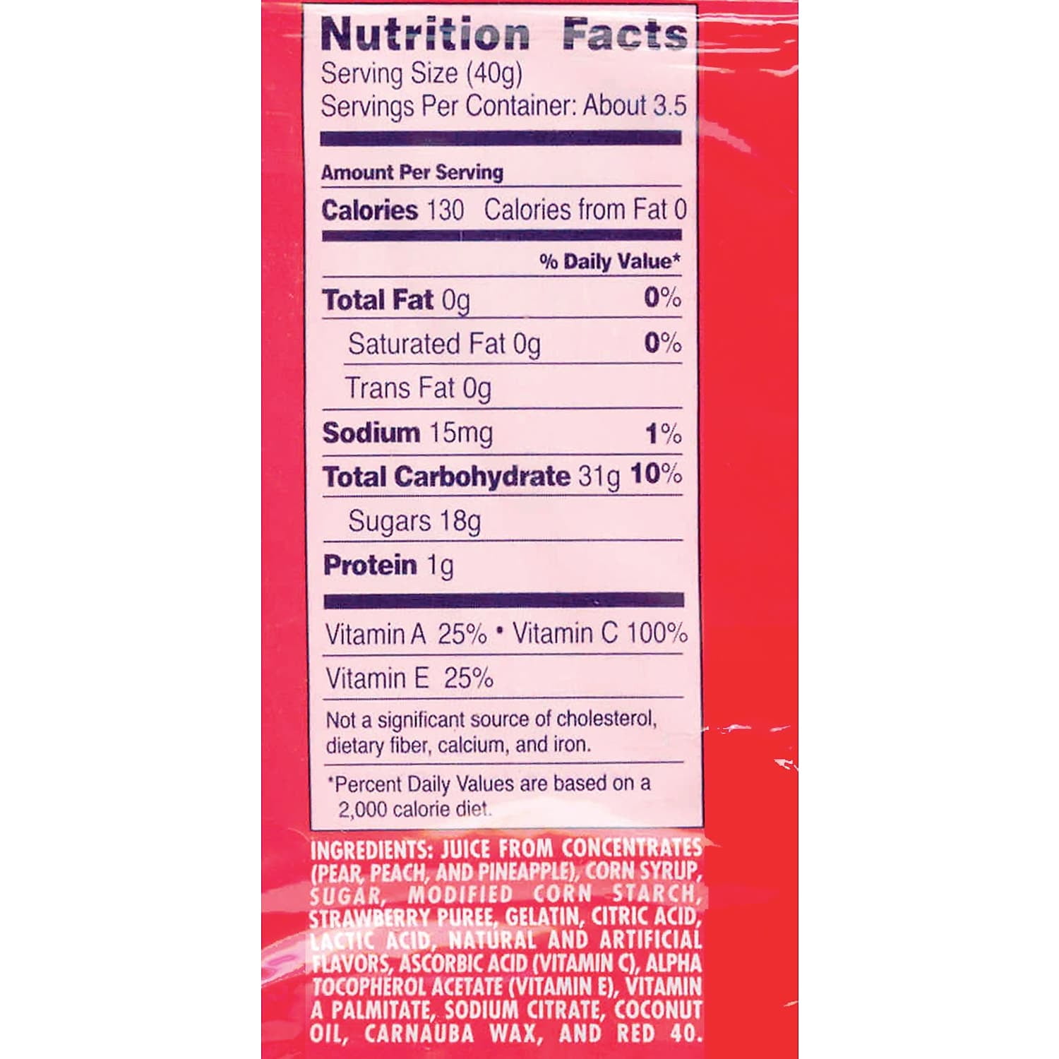 Welch's Gluten Free Strawberry Snacks 5 oz. 12 Packs/Box (PIM05096)