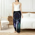 thumbnail image 4 of Naloa Dreamcatcher With Colorful Feathers Pajamas Pants for Women, Lounge for Women,Women’s Pajama Lounge Pants-Small, 4 of 6