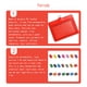 thumbnail image 5 of Sidaley 10 piezas cubierta de tarjeta de identificación carcasa protectora tarjetas de autobús manga Horizontal/rojo Type2 NO2, 5 of 6