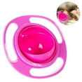 thumbnail image 2 of Children's 360 Dgree Rotation Spill-Proof Bowl Funny Kids Gyroscope Trainning Tableware with Lid, 2 of 5