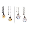 thumbnail image 6 of Elegant Crystal Fan Pull Chain with Beaded Design, Durable Ceiling Fan and Light Pull Chain Extension Decorative Pendant for Home Bedroom Living Room Decor, 1Pc Chain Beaded Pull(Orange,19.5x1.5"), 6 of 6