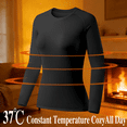 thumbnail image 4 of TELALEO Thermal Shirts for Women Fleece Lined Underscrub Long Sleeve Undershirt Athletic Base Layer Cold Weather, 3 Pack, Black and White, Size XL, 4 of 7
