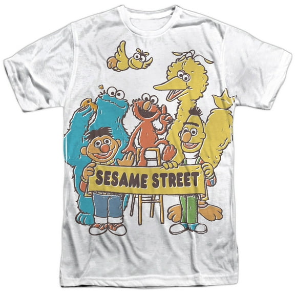 Sesame Street - Block Party - Short Sleeve Shirt - Large