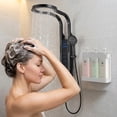 thumbnail image 1 of Dispensador de champú y acondicionador montado en la pared, sin instalación de taladro, sistema de ducha recargable con múltiples cámaras for uso en baños y hoteles, 1 of 8