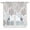 Grey Cream, variant on Aqua Gray Shell Coral Kitchen Window Curtains, Swag Curtains Valance for Bedroom Living Room Bathroom, Coastal Summer Beach Nautical Ocean Rod Pocket Window Curtain Block Drapes 2 Panels 36"x63"