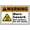 Warning Sign 1, variant on Hot Surface Do Not Touch Warning Sign - 8"x12" Security Safety Metal Sign, Vintage Caution Poster for Business Office Home Street Road, Hot Surface Alert