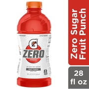Gatorade Zero Sugar Red Fruit Punch Sports Drink Bottle 28 fl oz - Pack of 2