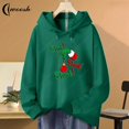 thumbnail image 1 of Drink Up Grinches Sudadera navideña Jersey de cuello redondo Mujer Algodón Sudadera con capucha de manga larga Envío gratis Ropa de calle de gran tamaño, 1 of 4