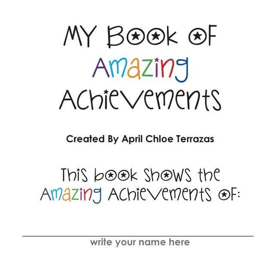 My Book of Amazing Achievements, (Paperback)