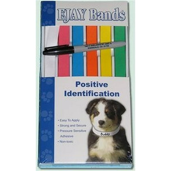 KVP Pet 500 Count ID Bands, 20", Mixed