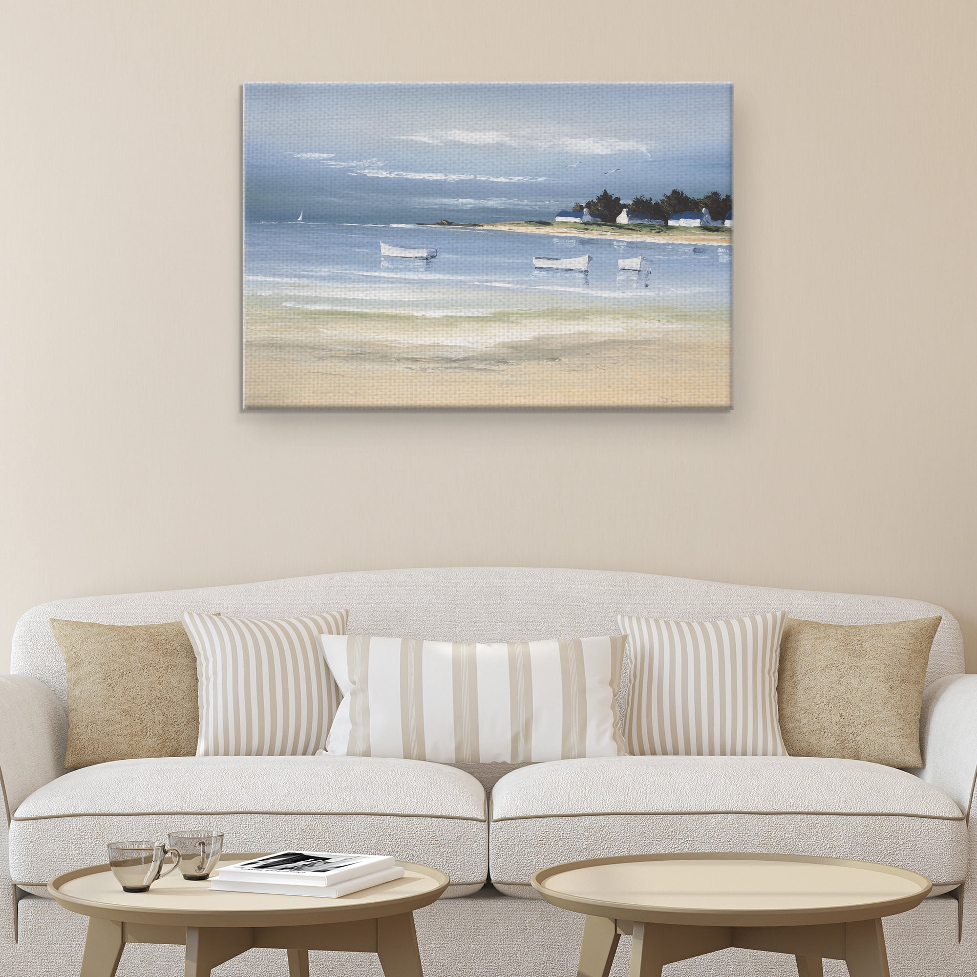 Masterpiece Art Gallery Coastal Inlet II by Frederic Flanet Canvas Art Print 24" x 36"
