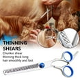 thumbnail image 4 of Scissor set-Pet Dog Grooming Scissors Trimmer Kit Straight Curved Shears Comb Leather Bag, 4 of 8