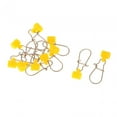 thumbnail image 4 of Almencla 10 Pieces Fishing Line Sinker Slides Fishing Tackle Sinker Weights Connector Yellow, 4 of 8