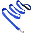 thumbnail image 2 of ORUYROP Double-Sided Reflective Dog Leash, 6 FT/5FT/4 FT, Padded Handle Nylon Dogs Leashes for Walking, Training Lead for Medium & Large Dogs, Navy Blue, 6FT, 2 of 7