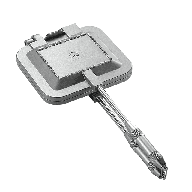 Outdoor Sandwich Baking Pan Dual-Sides Sandwich Baking Machine Multifunctional Camping Picnic Breakfast Clamp Tray