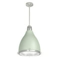 thumbnail image 5 of Hunter - Bluff View 3-light Soft Sage, Medium Size Pendant Light, Dimmable, Casual Style, Bell Shaped, for Bedrooms, Dining, Living Rooms - 19071, 5 of 8