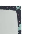 thumbnail image 2 of Ambesonne Cartoon Fitted Sheet, Unicorn Spot Stars, Queen Size, Dark Blue and Pink, 2 of 2