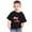 Black, variant on naisibaby Toddler Boys Girls Solid Color Round Neck T-Shirt, Kids Love Printed Short Sleeve Cotton Casual Daily Top Red 5-6 T