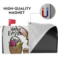 thumbnail image 3 of Happy Easter Bunny Eggs Mailbox Cover Magnetic Standard Size 21" x 19", Cute Rabbit Decorative Post Letter Box Wrap Decor Funny Garden Yard Outdoor Decoration, 3 of 6